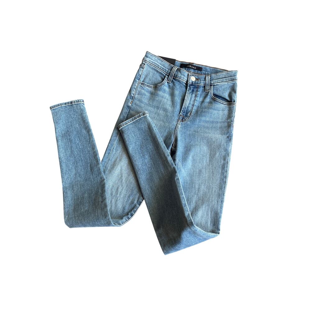 NWT Women's size 25 J Brand Maria High Rise Skinny Leg Denim Jeans Light Wash